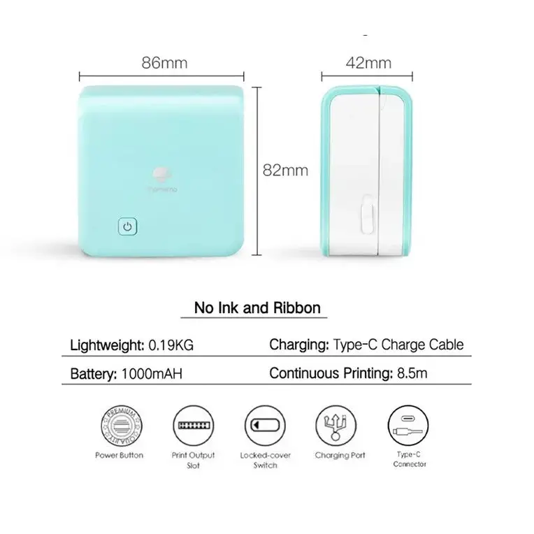 Insatvik™ Mini Printer Deluxe