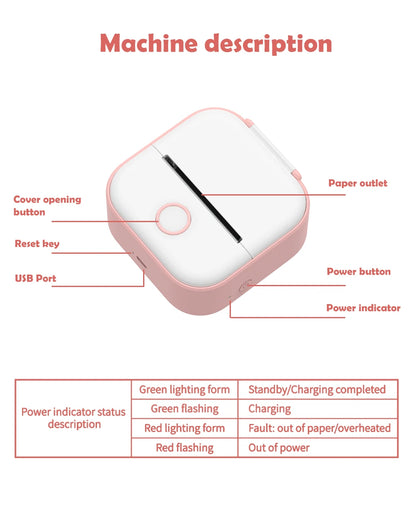 Insatvik™ Mini Printer Classic