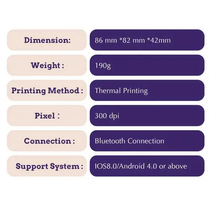Insatvik™ Mini Printer Deluxe