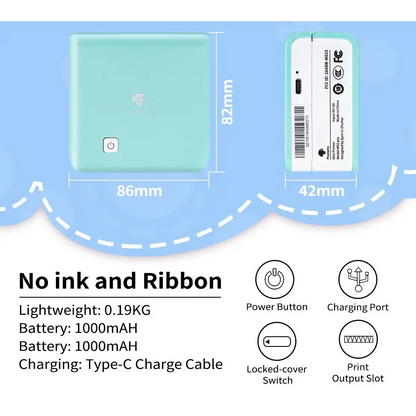 Insatvik™ Mini Printer Deluxe