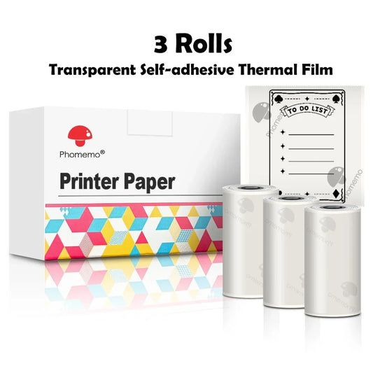 Transparent Rolls x 3 - Transparent 3 Rolls
